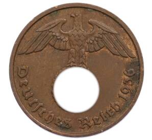 2 рейхспфеннига 1936 года D Германия — Фото №1