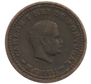 1/12 танга 1903 года Португальская Индия — Фото №2