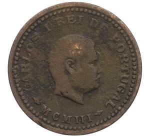 1/12 танга 1903 года Португальская Индия — Фото №2