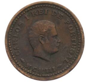 1/12 танга 1903 года Португальская Индия — Фото №2