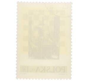 Почтовая марка 1.5 злотых 1974 года Польша «10-й Международный шахматный фестиваль в Люблине — Образование (Даниэль Миколай Ходовецкий)» — Фото №2