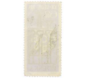 Почтовая марка 60 грошей 1964 года Польша «Стилизованная фабрика — Механизм» — Фото №2