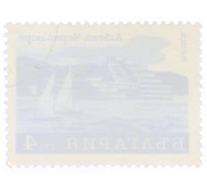 Почтовая марка 4 стотинки 1970 года Болгария «Яхты в Албене» — Фото №2