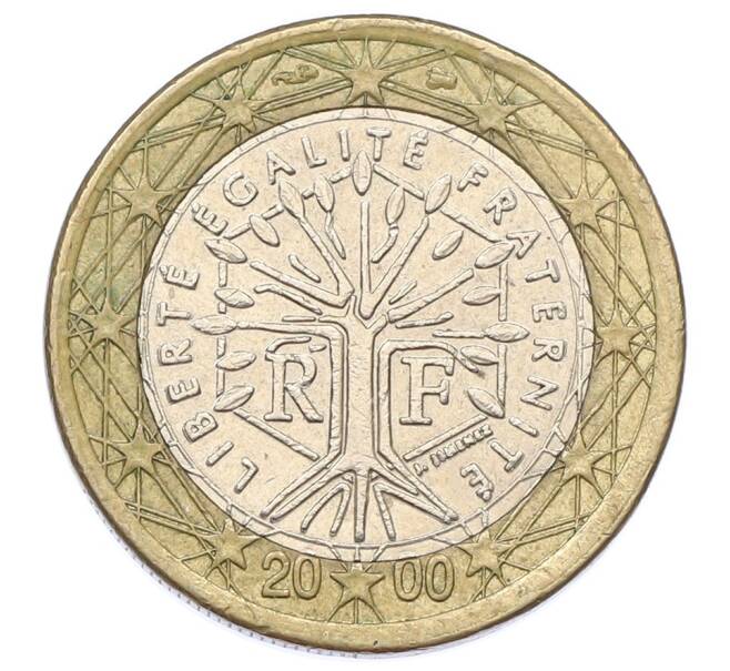 Монета 1 евро 2000 года Франция (Артикул: T11-23912) — Фото №1