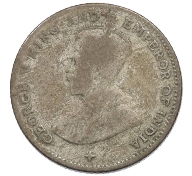 Монета 10 центов 1919 года Стрейтс Сетлментс (Артикул: K10-1065) — Фото №2