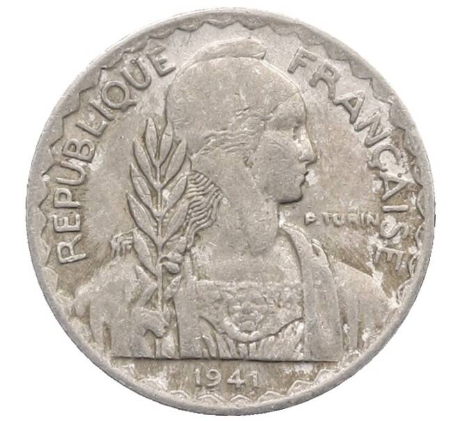 Монета 10 сантимов 1941 года Французский Индокитай (Артикул: K10-1074) — Фото №1