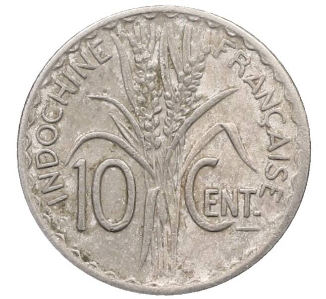 Монета 10 сантимов 1941 года Французский Индокитай (Артикул: K10-1074) — Фото №2