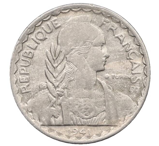 Монета 10 сантимов 1941 года Французский Индокитай (Артикул: K10-1081) — Фото №1