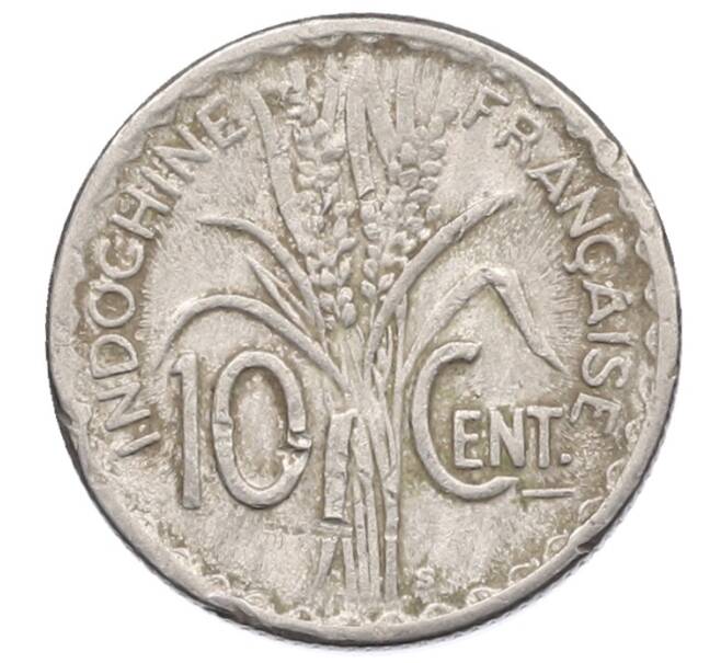 Монета 10 сантимов 1941 года Французский Индокитай (Артикул: K10-1082) — Фото №2