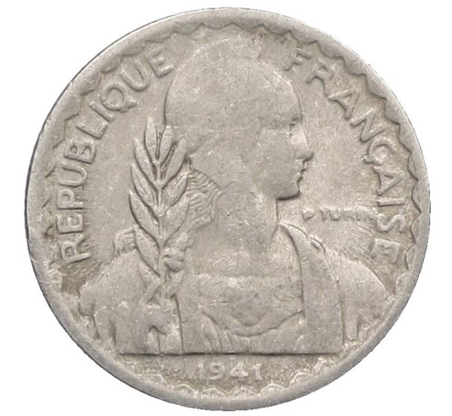 Монета 10 сантимов 1941 года Французский Индокитай (Артикул: K10-1087) — Фото №1