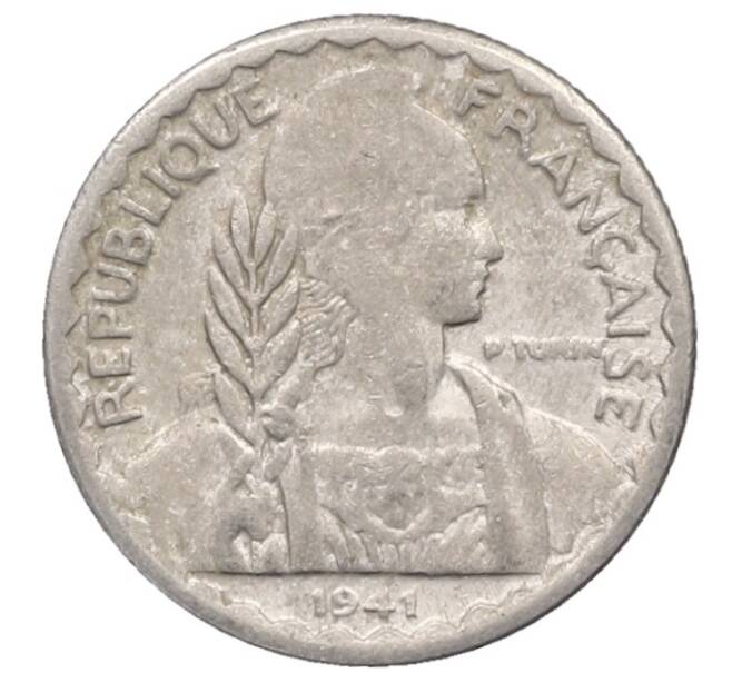Монета 10 сантимов 1941 года Французский Индокитай (Артикул: K10-1092) — Фото №1
