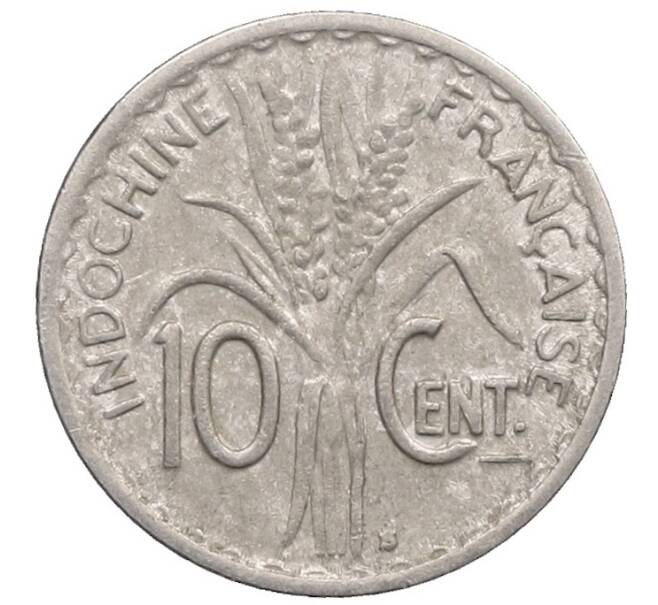 Монета 10 сантимов 1941 года Французский Индокитай (Артикул: K10-1092) — Фото №2