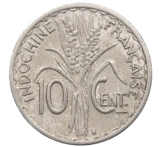 Монета 10 сантимов 1941 года Французский Индокитай (Артикул: K10-1095) — Фото №2