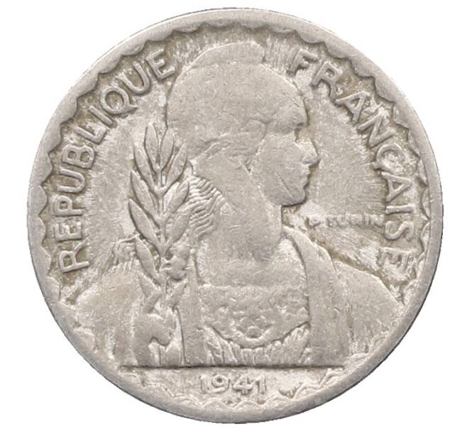 Монета 10 сантимов 1941 года Французский Индокитай (Артикул: K10-1096) — Фото №1