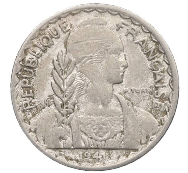 Монета 10 сантимов 1941 года Французский Индокитай (Артикул: K10-1099) — Фото №1