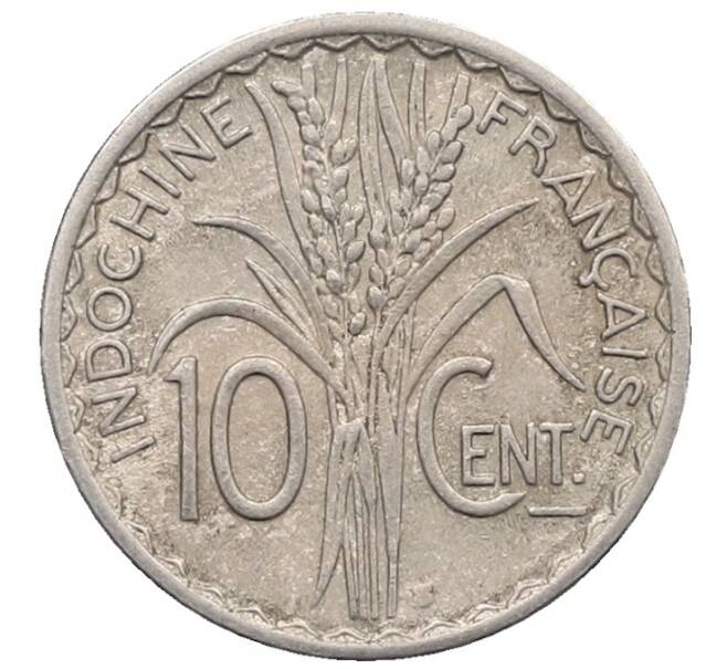 Монета 10 сантимов 1941 года Французский Индокитай (Артикул: K10-1101) — Фото №2
