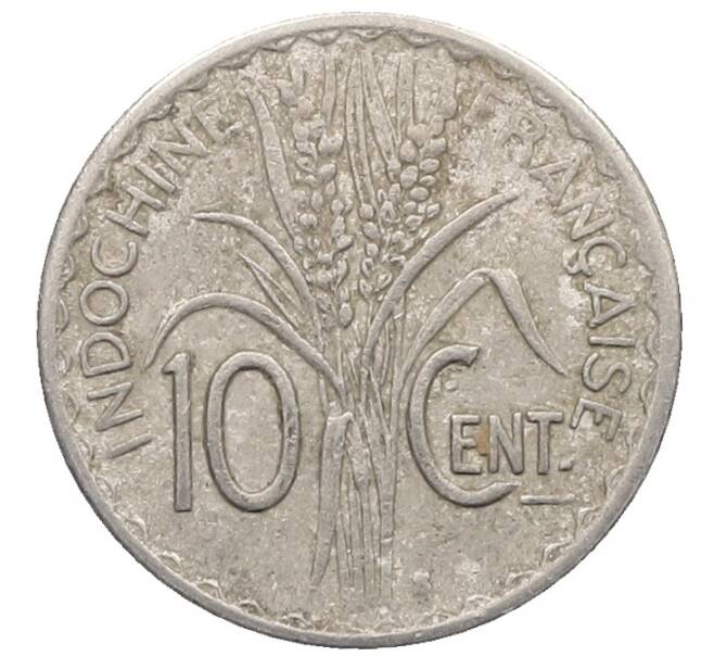 Монета 10 сантимов 1941 года Французский Индокитай (Артикул: K10-1102) — Фото №2