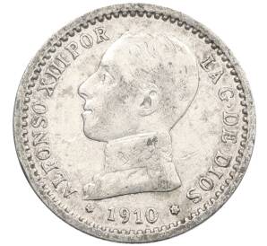 50 сентимо 1910 года Испания — Фото №1