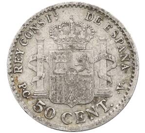 50 сентимо 1904 года Испания — Фото №2