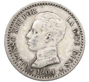 50 сентимо 1904 года Испания — Фото №1