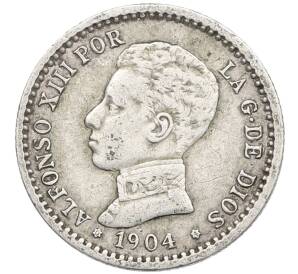 50 сентимо 1904 года Испания — Фото №1