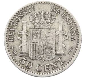 50 сентимо 1904 года Испания — Фото №2