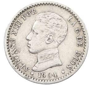 50 сентимо 1904 года Испания — Фото №1