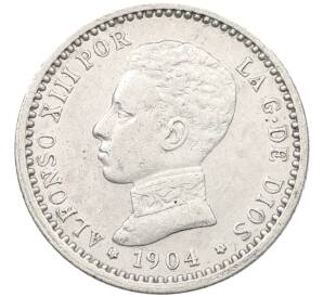 50 сентимо 1904 года Испания — Фото №1