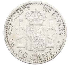 50 сентимо 1904 года Испания — Фото №2