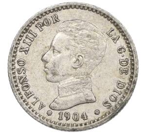 50 сентимо 1904 года Испания — Фото №1