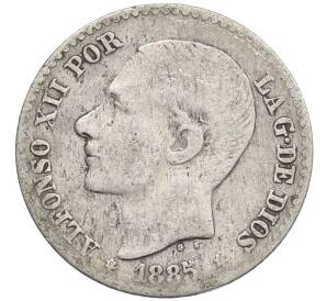 50 сентимо 1885 года Испания — Фото №1