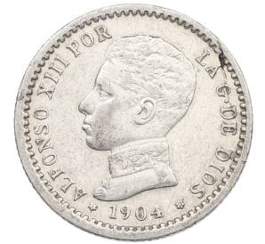 50 сентимо 1904 года Испания — Фото №1