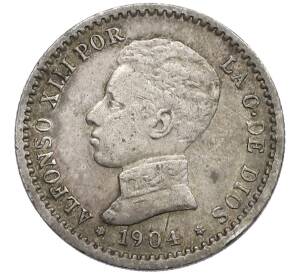 50 сентимо 1904 года Испания — Фото №1