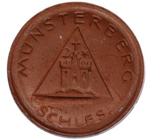 10 пфеннигов 1920 года Германия — город Мюнстерберг (Нотгельд) — Фото №2