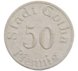 50 пфеннигов 1920 года Германия — город Гота (Нотгельд) — Фото №1