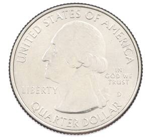 1/4 доллара (25 центов) 2012 года D США «Национальные парки — №13 Национальный парк Акадия» — Фото №2