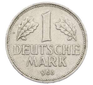 1 марка 1963 года G Западная Германия (ФРГ) — Фото №1