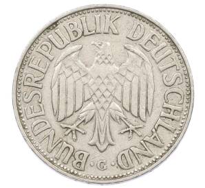 1 марка 1963 года G Западная Германия (ФРГ) — Фото №2