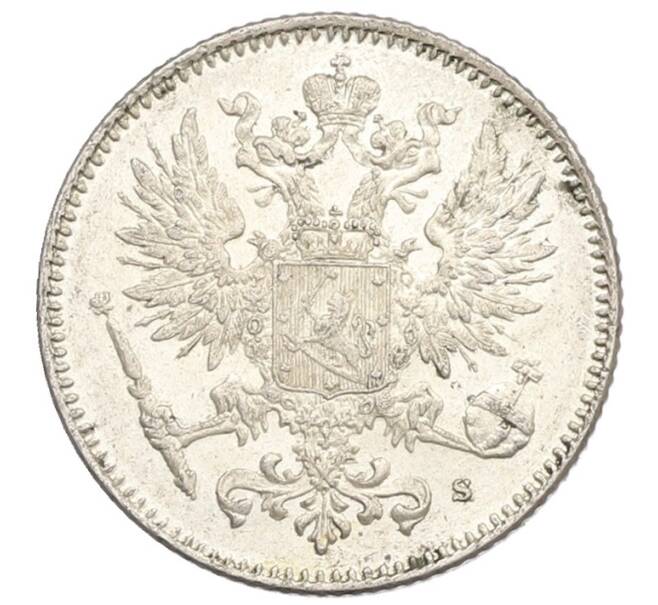 Монета 50 пенни 1914 года Русская Финляндия (Артикул: K10-1230) — Фото №2