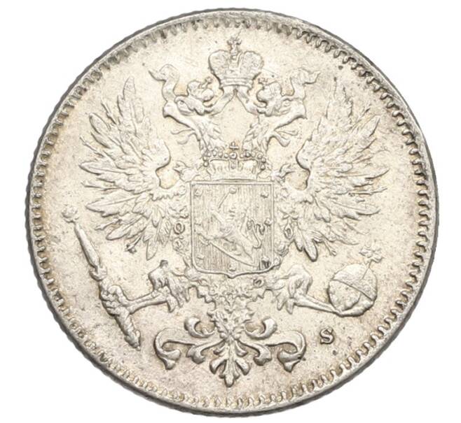 Монета 50 пенни 1916 года Русская Финляндия (Артикул: K10-1233) — Фото №2