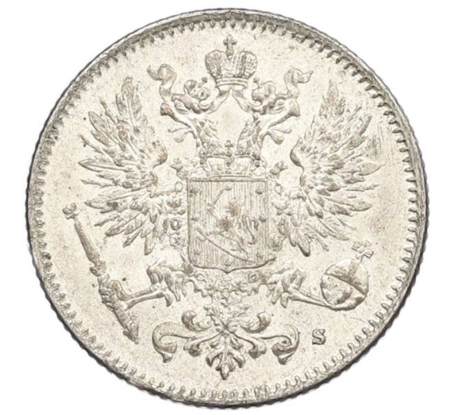 Монета 50 пенни 1916 года Русская Финляндия (Артикул: K10-1246) — Фото №2