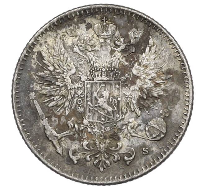 Монета 50 пенни 1916 года Русская Финляндия (Артикул: K10-1247) — Фото №2
