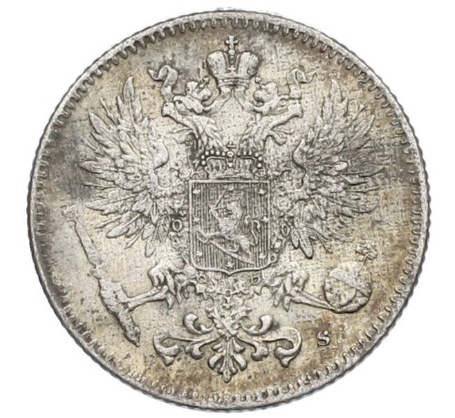 Монета 50 пенни 1916 года Русская Финляндия (Артикул: K10-1250) — Фото №2