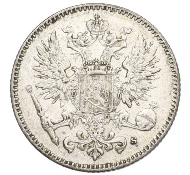 Монета 50 пенни 1916 года Русская Финляндия (Артикул: K10-1251) — Фото №2