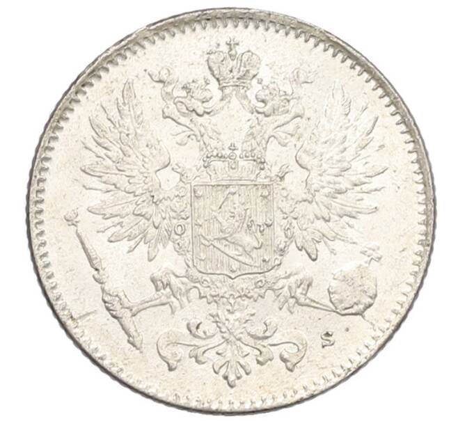Монета 50 пенни 1916 года Русская Финляндия (Артикул: K10-1253) — Фото №2