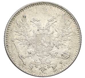 50 пенни 1917 года Русская Финляндия — Орел без корон (Временное правительство) — Фото №2