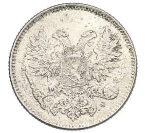 50 пенни 1917 года Русская Финляндия — Орел без корон (Временное правительство) — Фото №2