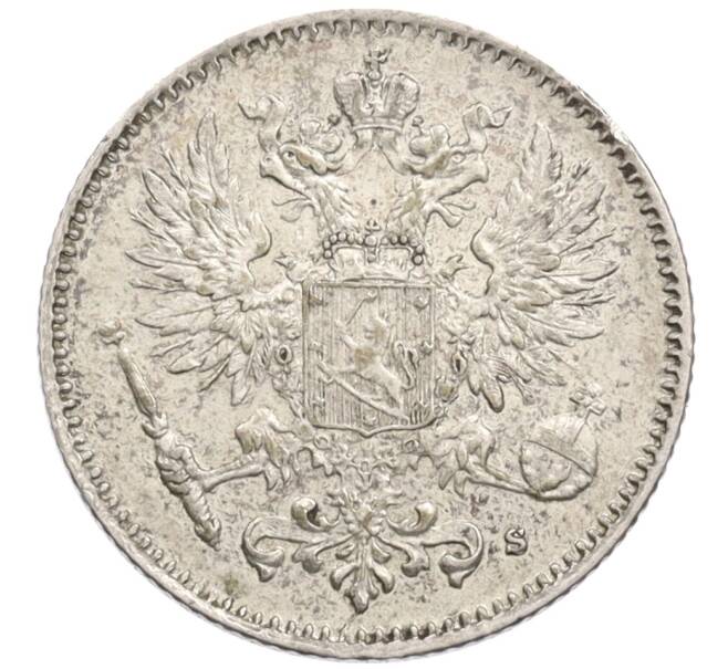 Монета 50 пенни 1915 года Русская Финляндия (Артикул: K10-1278) — Фото №2