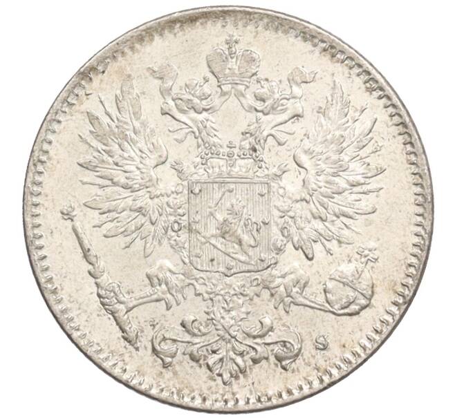 Монета 50 пенни 1916 года Русская Финляндия (Артикул: K10-1287) — Фото №2