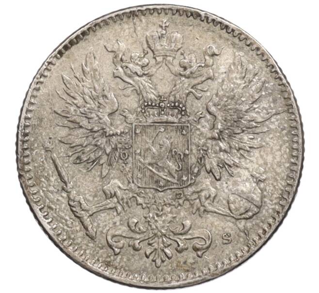 Монета 50 пенни 1916 года Русская Финляндия (Артикул: K10-1294) — Фото №2